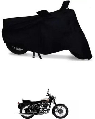 SK AUTO Waterproof Two Wheeler Cover for Royal Enfield(Standard 350, Black)