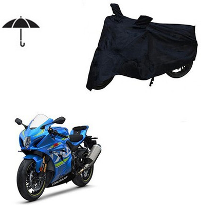 MMSSTAR Waterproof Two Wheeler Cover for Suzuki(GSX, Black)