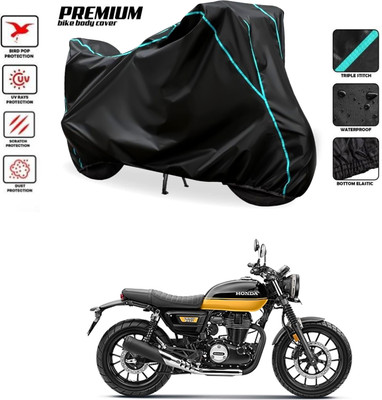 PAGORA Waterproof Two Wheeler Cover for Honda(CB350RS, Black)