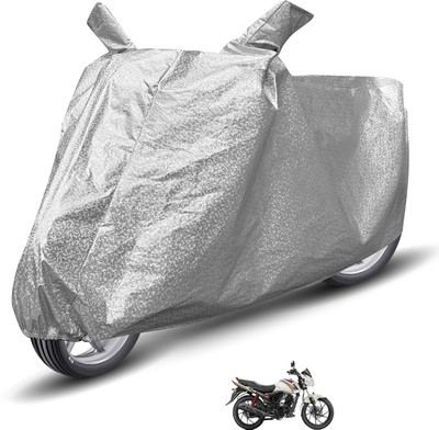 Auto Hub Waterproof Two Wheeler Cover for Suzuki(Sling Shot, Silver)