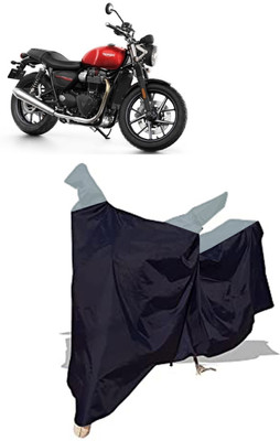 Amexride Two Wheeler Cover for Triumph(Street Twin BS6, Multicolor)