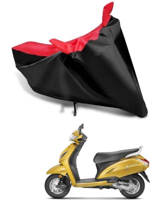 KEDIT Two Wheeler Cover for Honda(Activa 5G, Red, Black)