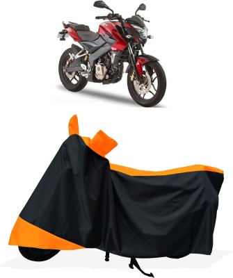 Tricway Two Wheeler Cover for Bajaj(Pulsar 180NS, Orange)