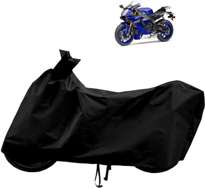 Horseyaart Waterproof Two Wheeler Cover for Yamaha(YZF-R1, Black)
