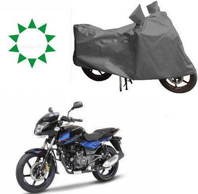 DeepShakshi AUTOMOTIVE Waterproof Two Wheeler Cover for Bajaj(Pulsar 150 DTS-i, Grey)