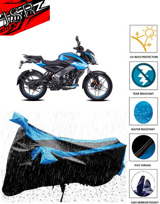 J S R Waterproof Two Wheeler Cover for Bajaj(Pulsar NS125, Blue)