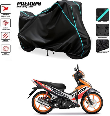 GOSHIV-car and bike accessories Waterproof Two Wheeler Cover for Honda(Blade 125, Black)