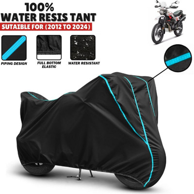 Mwiss Waterproof Two Wheeler Cover for Hero(Xpulse 200T, Black, Blue)