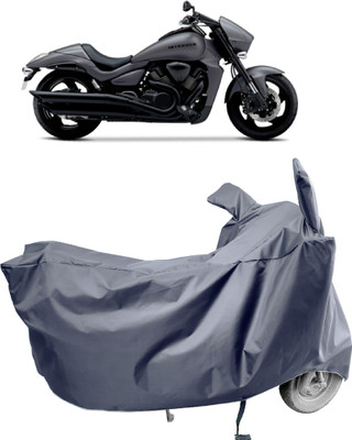 Amexride Two Wheeler Cover for Kinetic(Boss, Grey)