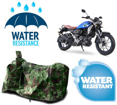 AUTOCAD Waterproof Two Wheeler Cover for Yamaha(FZ25 BS6, Green)