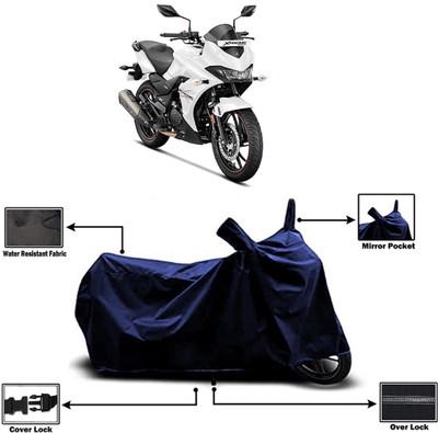 Amexride Two Wheeler Cover for Hero(MotoCorp Xtreme 200S, Blue)