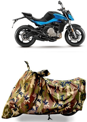 VESMEI Waterproof Two Wheeler Cover for CFMoto(650 NK BS6, Multicolor)