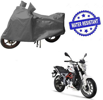 DeepShakshi AUTOMOTIVE Waterproof Two Wheeler Cover for DSK Benelli(TNT 25, Grey)