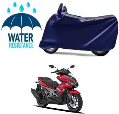 Mdstar Waterproof Two Wheeler Cover for Yamaha(Aerox 155 Maxi, Blue)