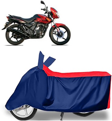 AUTO PEARL Two Wheeler Cover for TVS(Flame DS 125, Red, Blue)
