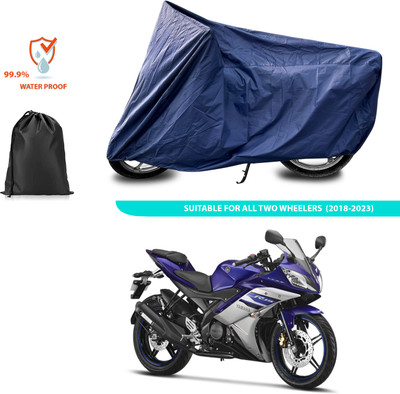CODOKI Waterproof Two Wheeler Cover for Yamaha(YZF-R15 V2, Blue)