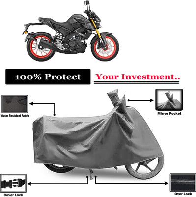 Amexride Two Wheeler Cover for Yamaha(MT 15, Grey)