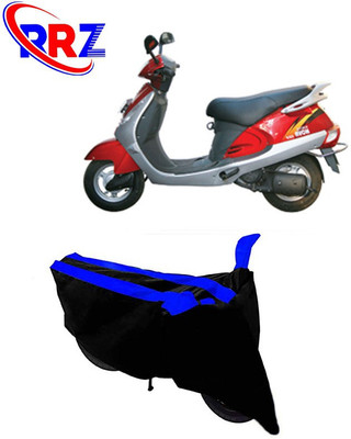 RRZ Waterproof Two Wheeler Cover for Kinetic(Nova, Black, Blue)