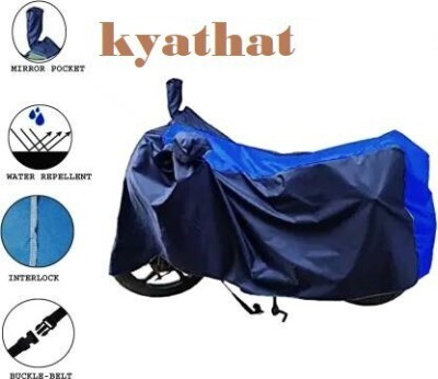 KPIND Waterproof Two Wheeler Cover for Universal For Bike(CBZ Extreme, Blue, Black)