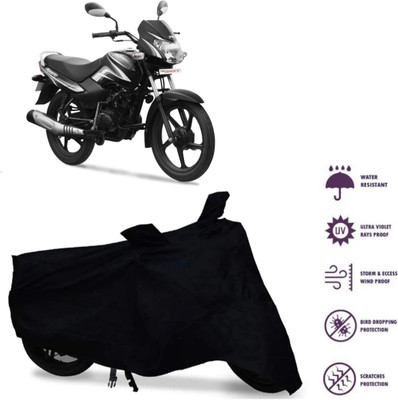 WMIZEXA Waterproof Two Wheeler Cover for TVS(Sport BS6, Black)