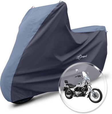 Neodrift Two Wheeler Cover for Bajaj(Avenger Street 220, Blue, Black)