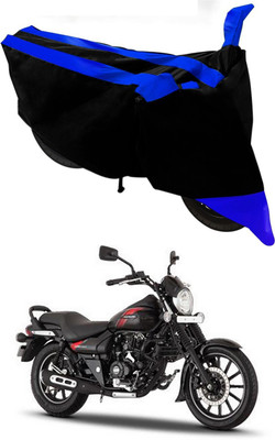 Mdstar Waterproof Two Wheeler Cover for Bajaj(Avenger Street 220, Blue, Black)