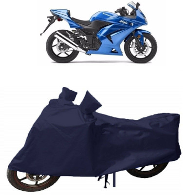 Varnwal E Commerce Waterproof Two Wheeler Cover for Kawasaki(Ninja 250, Blue)