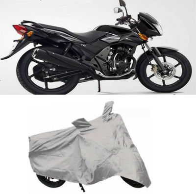 THE REAL ARV Two Wheeler Cover for TVS(Flame, Silver)