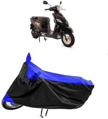 Mdstar Waterproof Two Wheeler Cover for Hero(Electric NYX, Blue)