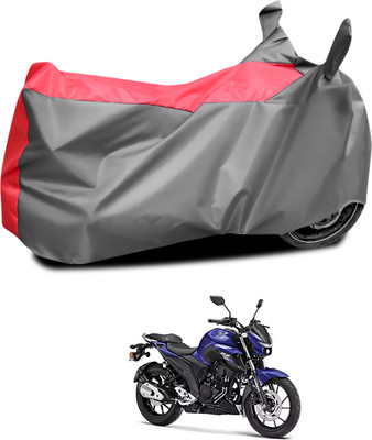 CODOKI Waterproof Two Wheeler Cover for Yamaha(FZ 25, Grey, Red)