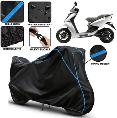 AutoGalaxy Waterproof Two Wheeler Cover for Ather(450 X, Black)