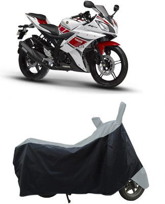 Coxtor Waterproof Two Wheeler Cover for Yamaha(YZF-R15 V2, Grey)