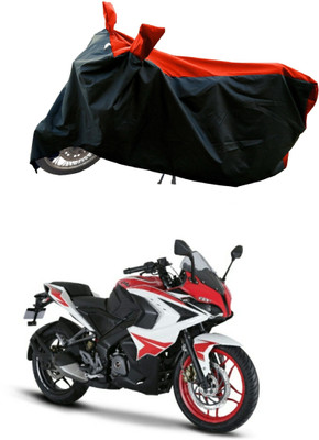 DeepShakshi AUTOMOTIVE Waterproof Two Wheeler Cover for Bajaj(Pulsar 200, Red)