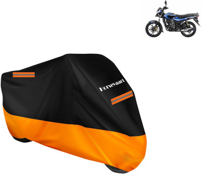 Horseyaart Waterproof Two Wheeler Cover for Bajaj(Platina 100 BS6, Orange)