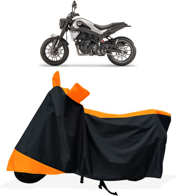 Tricway Two Wheeler Cover for Benelli(Leoncino 250, Orange)