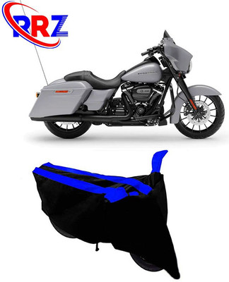 RRZ Waterproof Two Wheeler Cover for Harley Davidson(Street Glide Special, Black, Blue)