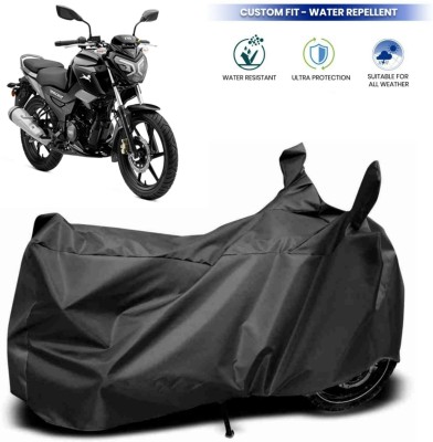 ma collections Waterproof Two Wheeler Cover for TVS(Raider, Black)