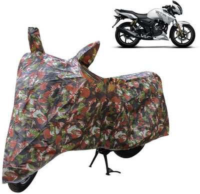 HMS Two Wheeler Cover for TVS(Apache RTR 180, Multicolor)