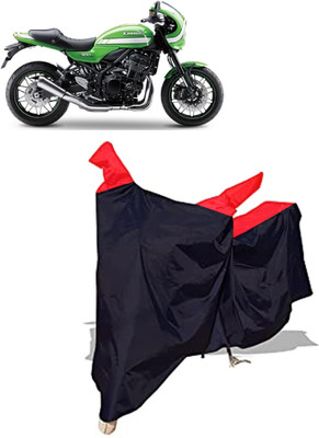 Amexride Two Wheeler Cover for Kawasaki(Z900 RS Cafe Racer, Black)