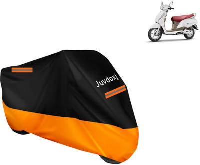 Juvdoxj Waterproof Two Wheeler Cover for Suzuki(Access SE, Orange)