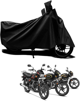 KEDIT Two Wheeler Cover for Hero(Splendor, Black)