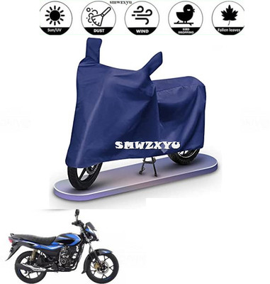 smwzxyu Waterproof Two Wheeler Cover for Bajaj(Platina 110, Blue)