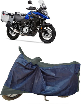AutoFave Two Wheeler Cover for Suzuki(V Strom 650, Multicolor)