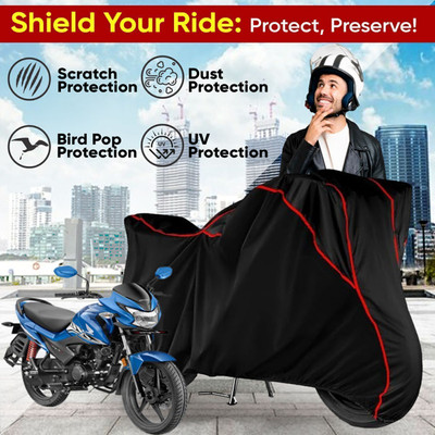AutoGalaxy Waterproof Two Wheeler Cover for Honda(Livo, Black)