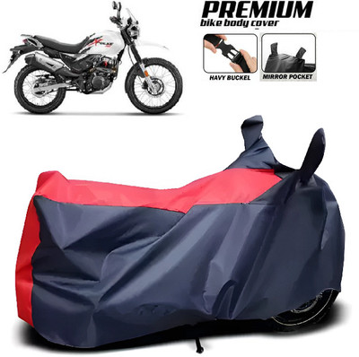 smwzxyu Waterproof Two Wheeler Cover for Hero, Bajaj(Red)