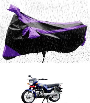 RONISH Waterproof Two Wheeler Cover for Kinetic(Boss, Purple, Black)