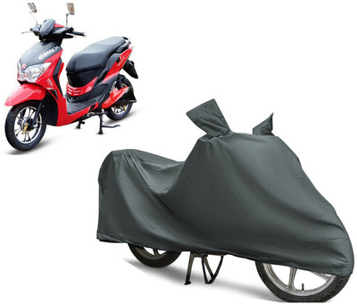 EGAL Waterproof Two Wheeler Cover for Hero(Electric Dash BS6, Grey)