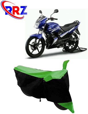 RRZ Waterproof Two Wheeler Cover for Yamaha(Gladiator RS, Black, Green)