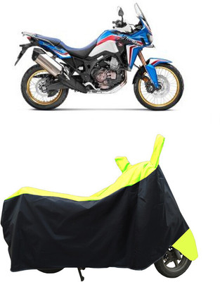 Coxtor Waterproof Two Wheeler Cover for Honda(CRF1000L Africa Twin BS6, Yellow)