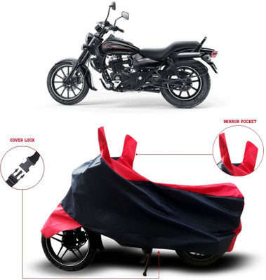 KEDIT Two Wheeler Cover for Bajaj(Avenger 400, Red)